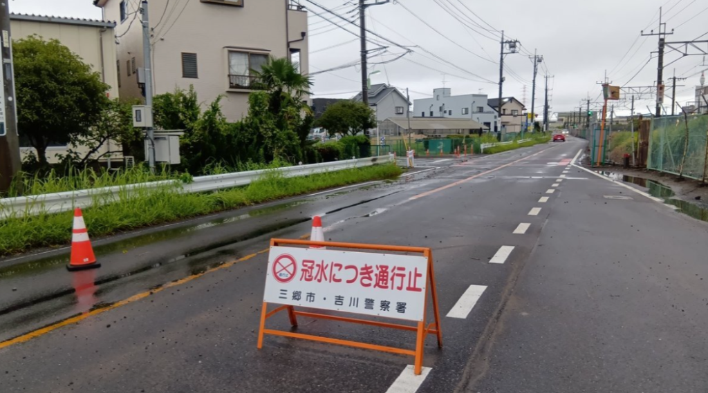 いざというときに。SUBARU AWD 大雨の安定感。